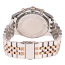Michael Kors Men's Lexington Chronograph Two Tone Blue Watch - MK8412